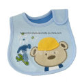 OEM Produce de conception personnalisée Applique brodée Baby Cotton Baby Bib